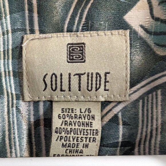 Vintage SOLITUDE Mens Hawaiian Theme Short sleeve Large - Picture 2 of 7
